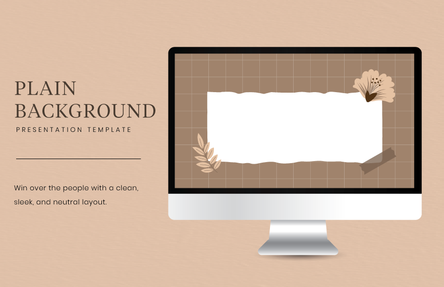 Plain Background Presentation