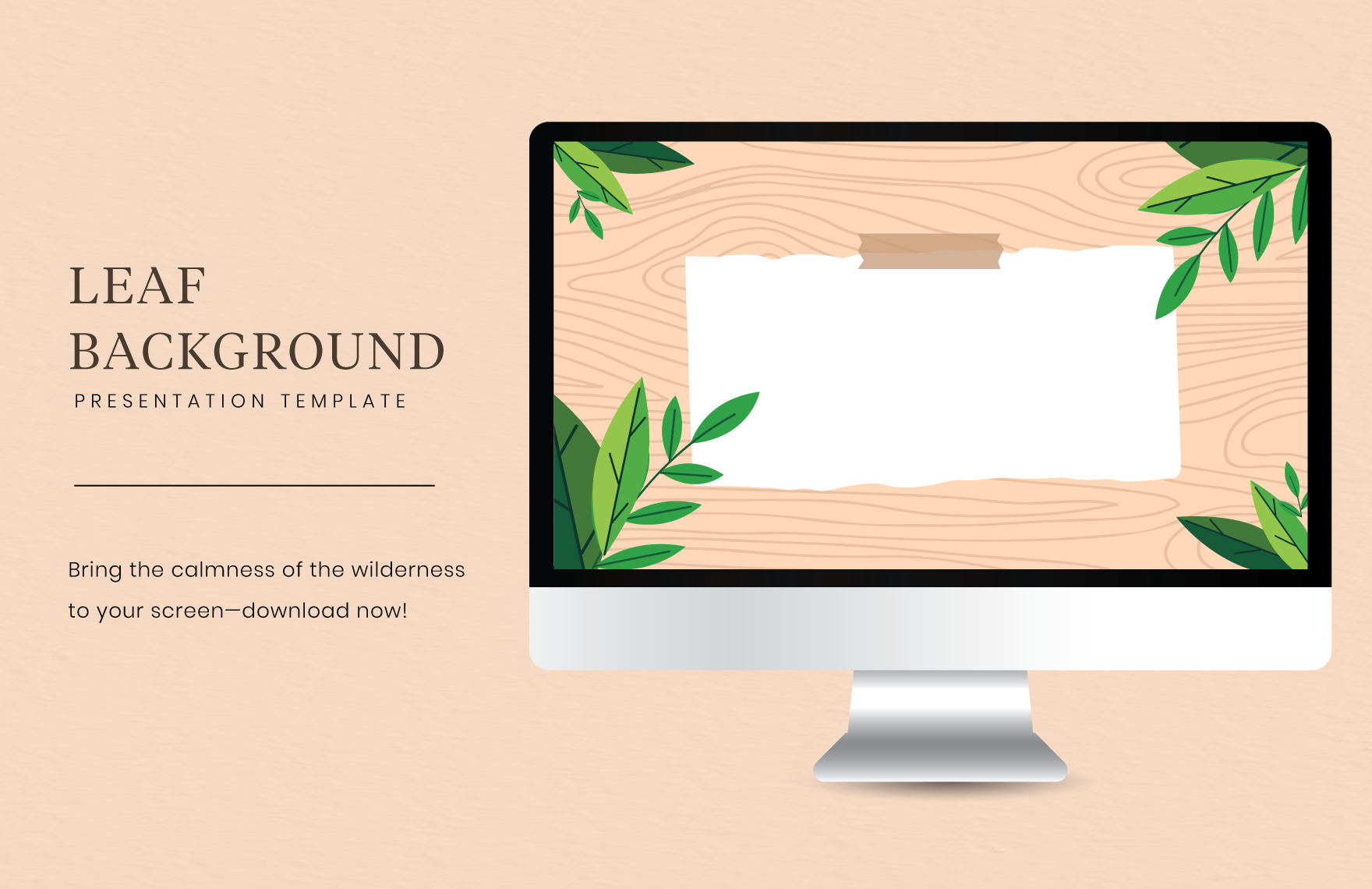 Leaf Background Presentation