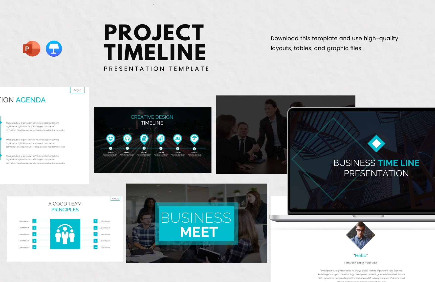 Project Timeline Template in PPT, Apple Keynote, Google Slides - Download | Template.net