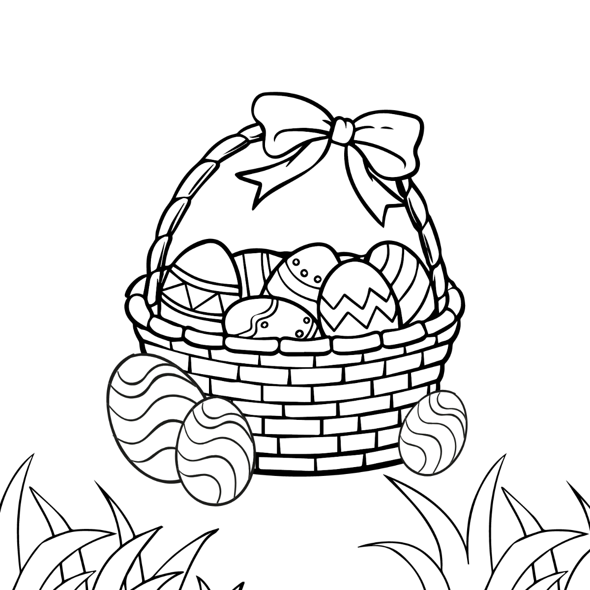 Easter Drawing Template - Edit Online & Download