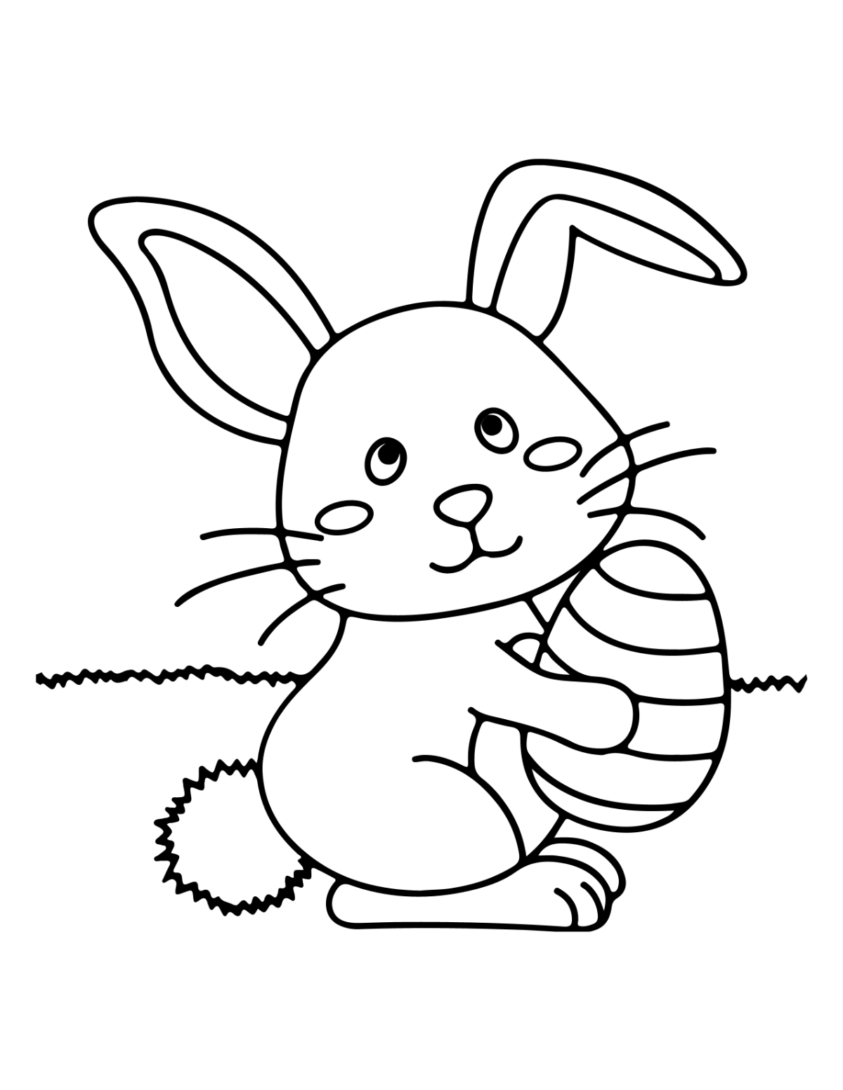 Kids Easter Drawing Template - Edit Online & Download