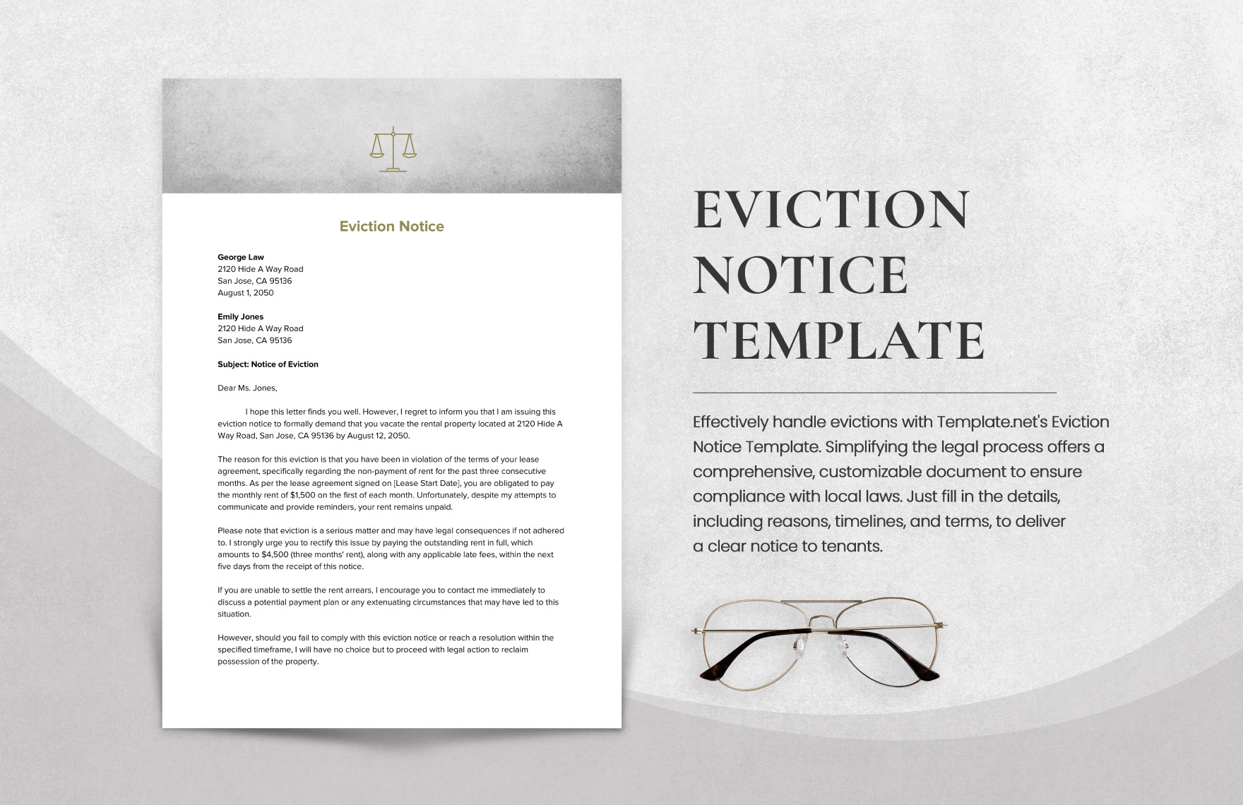 Sample Eviction Notice Template