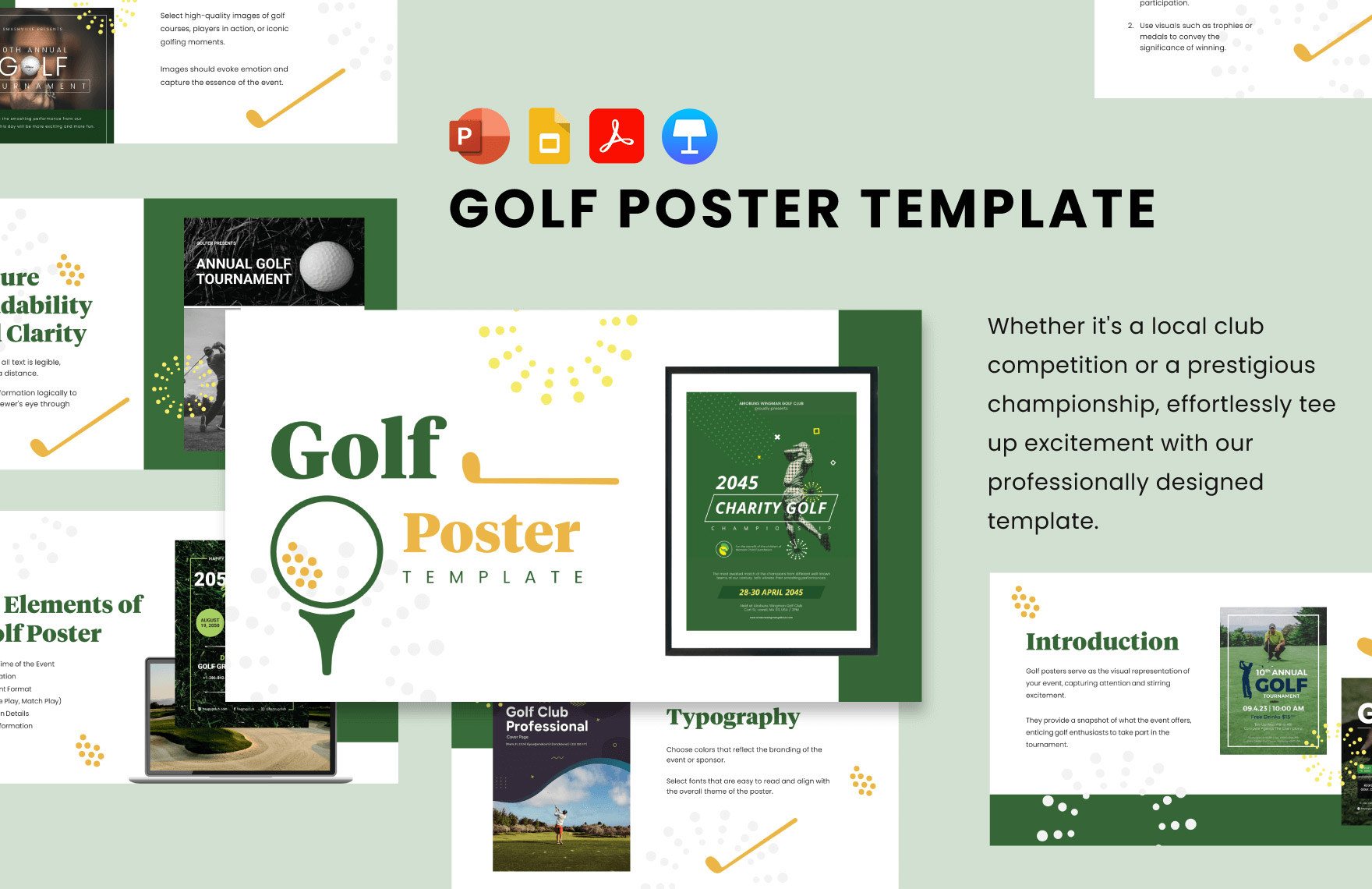 Golf Poster Template