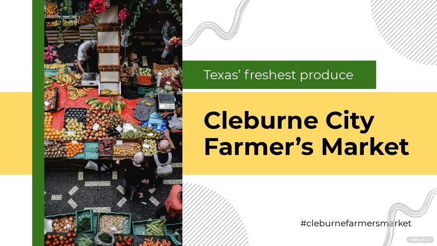 Farmers Market Twitter Ad Template - Edit Online & Download