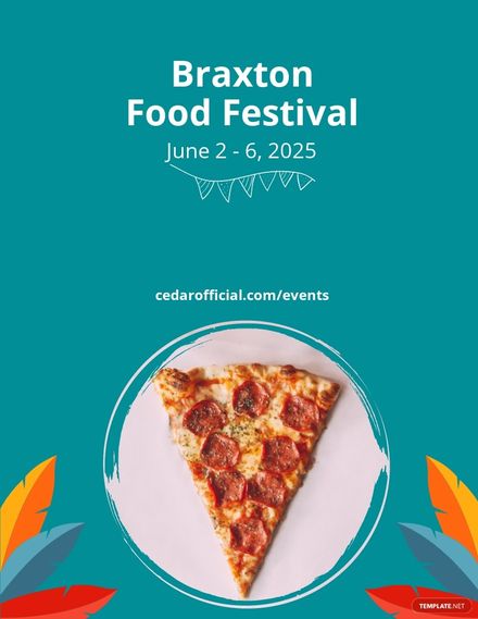 Food Festival Flyer Template