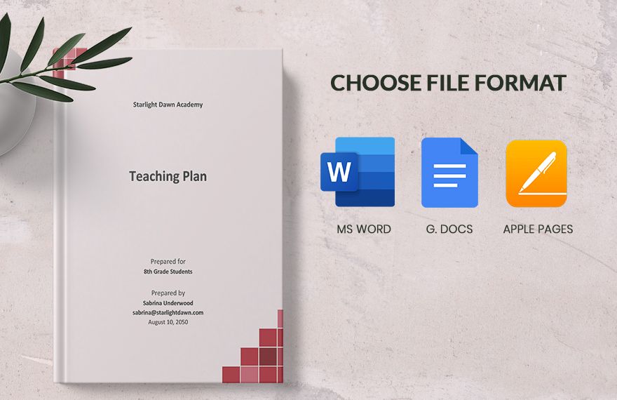 Teaching Plan Template