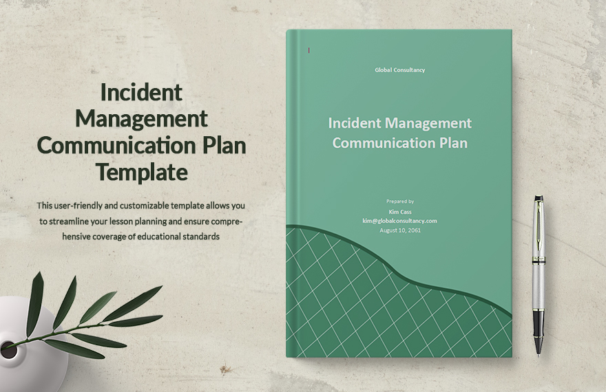 Incident Management Communication Plan Template