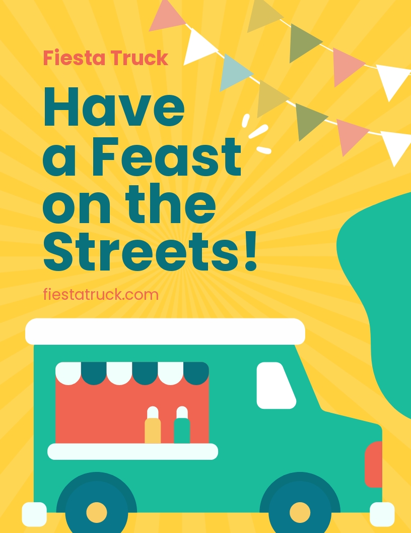 Food Truck Festival Flyer Template