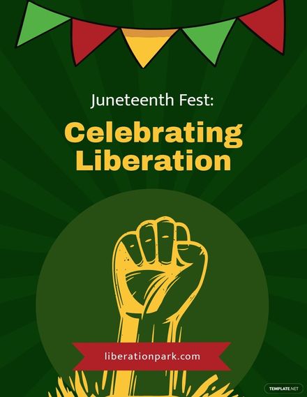 Juneteenth Festival Flyer Template