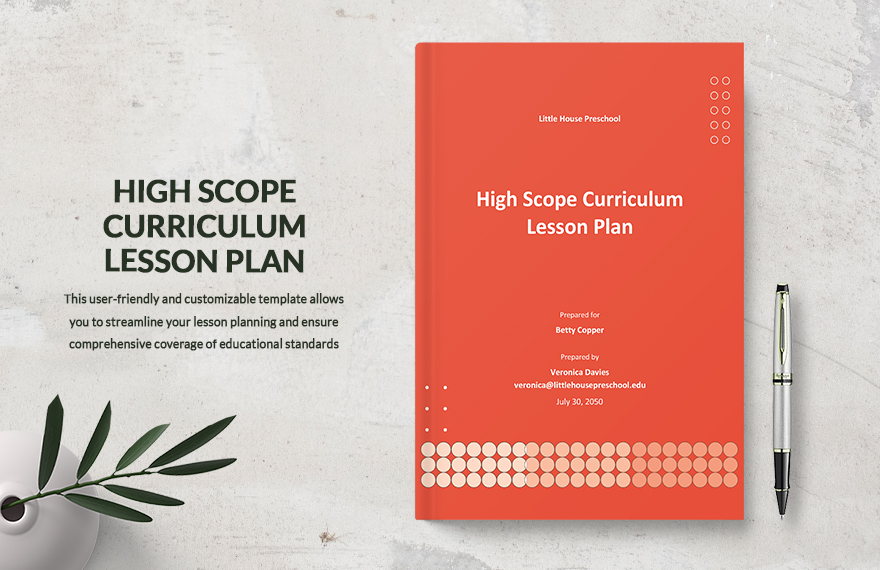 High Scope Curriculum Lesson Plan Template