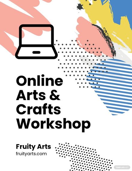 Online Workshop Flyer Template