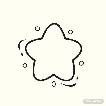 Star Outline Vector