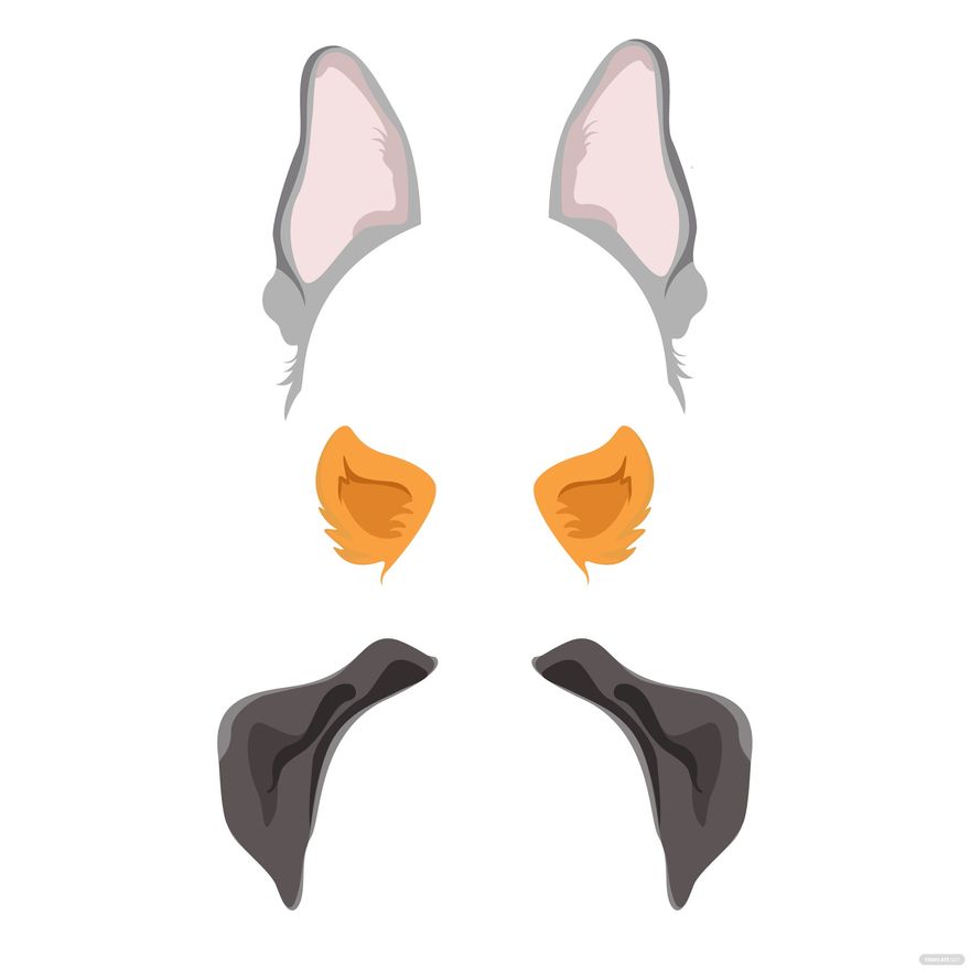 Dog Ears Vector