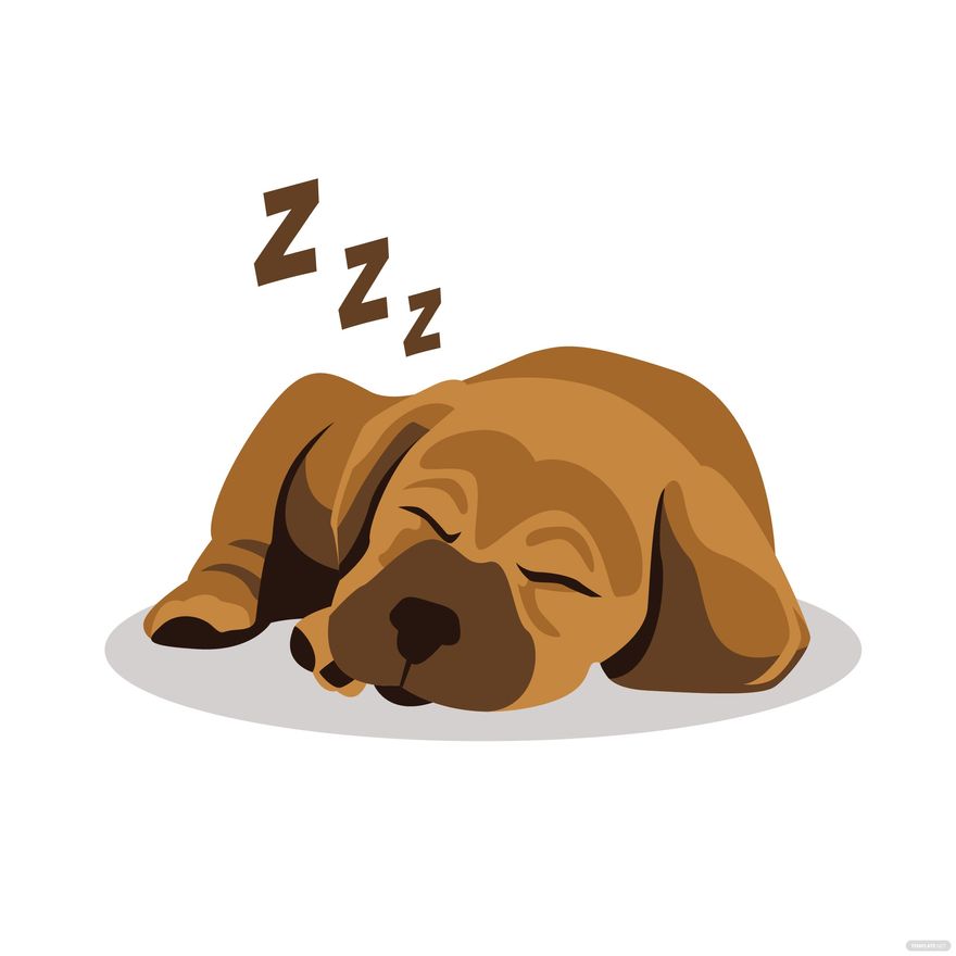 Sleeping Dog Vector