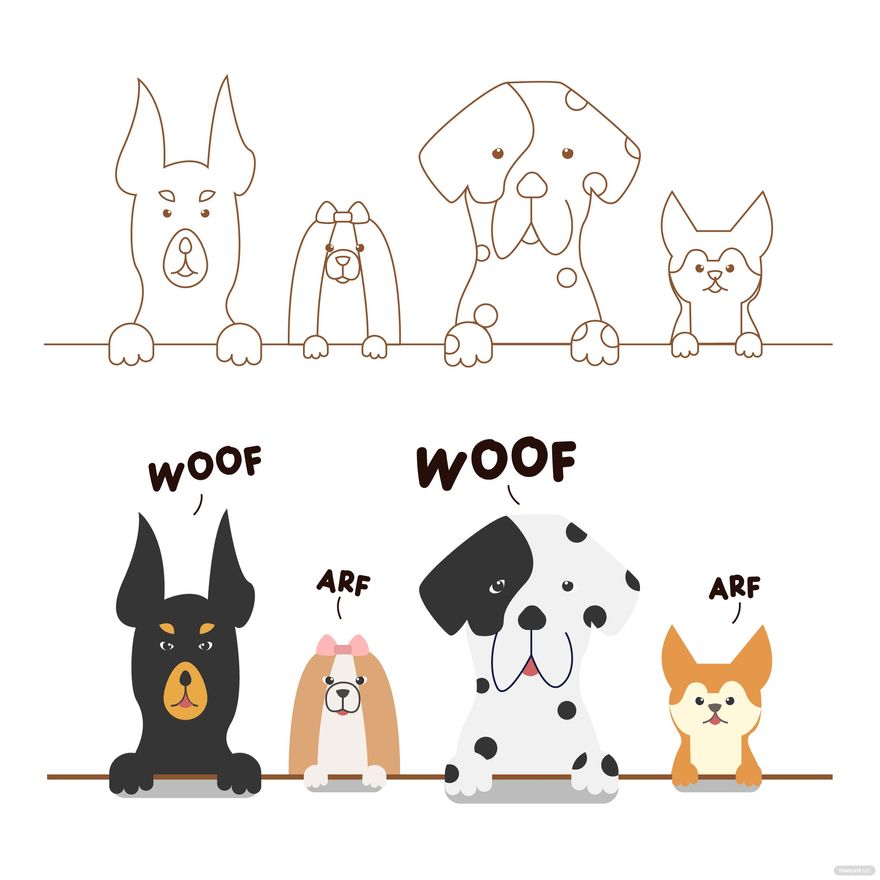 Barking Dog Vector