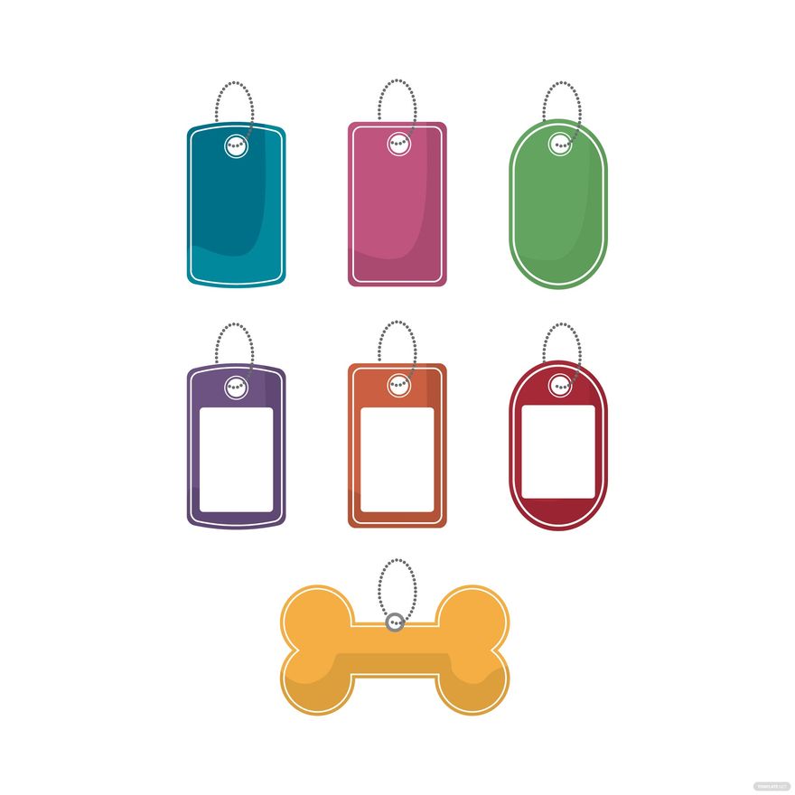 Dog Tag Vector