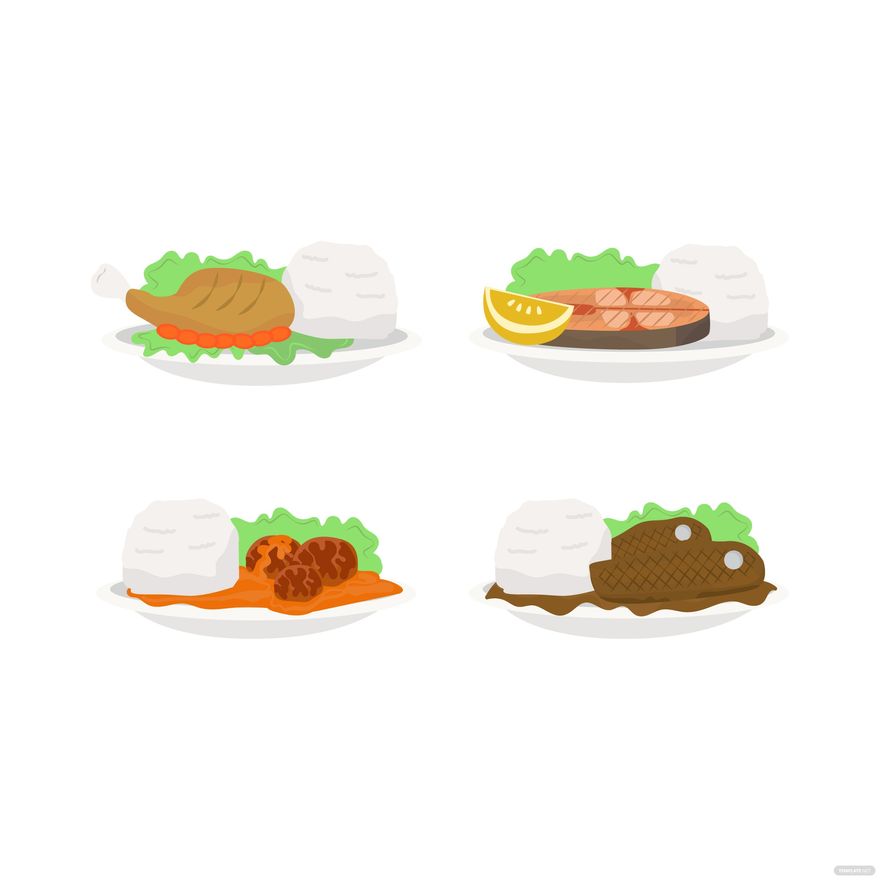 Restaurant Food Vector