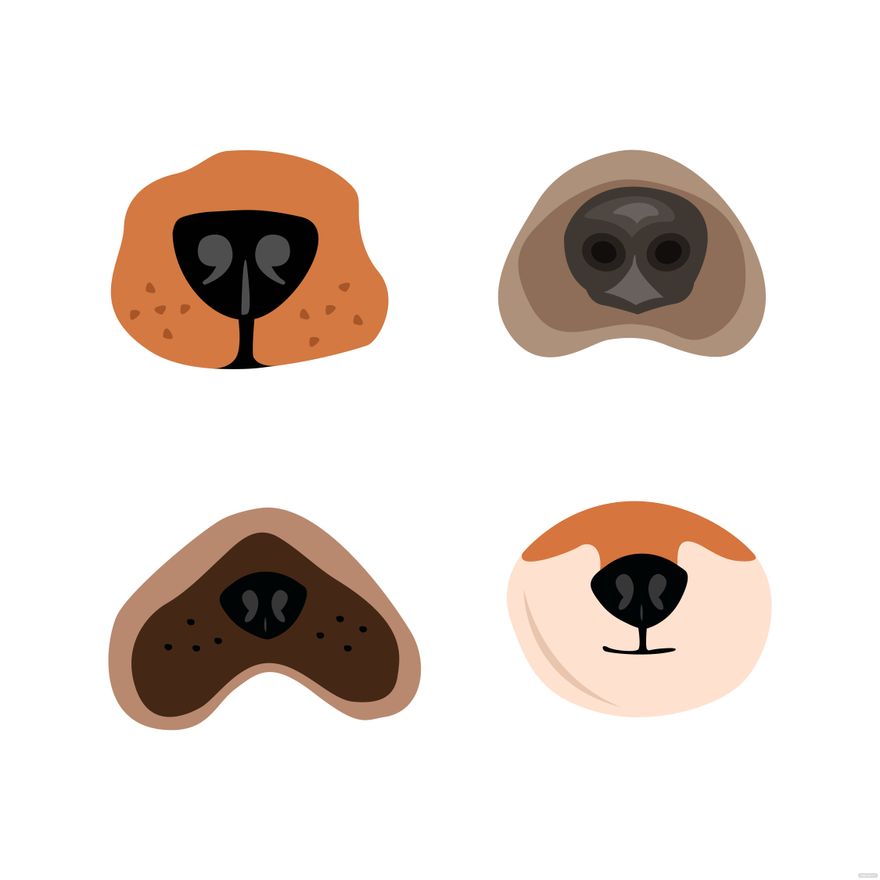 Dog Nose Vector