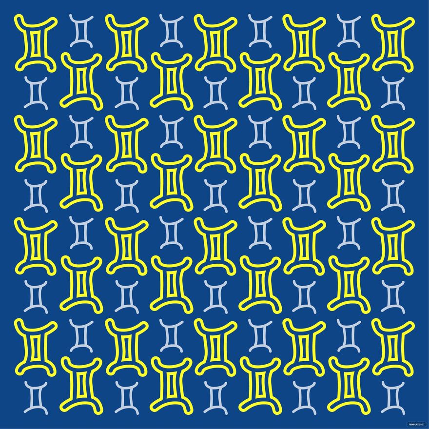 Gemini Pattern Vector