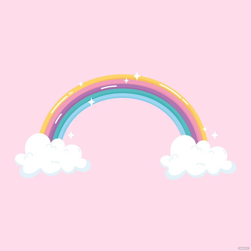 Cartoon Rainbow Vector