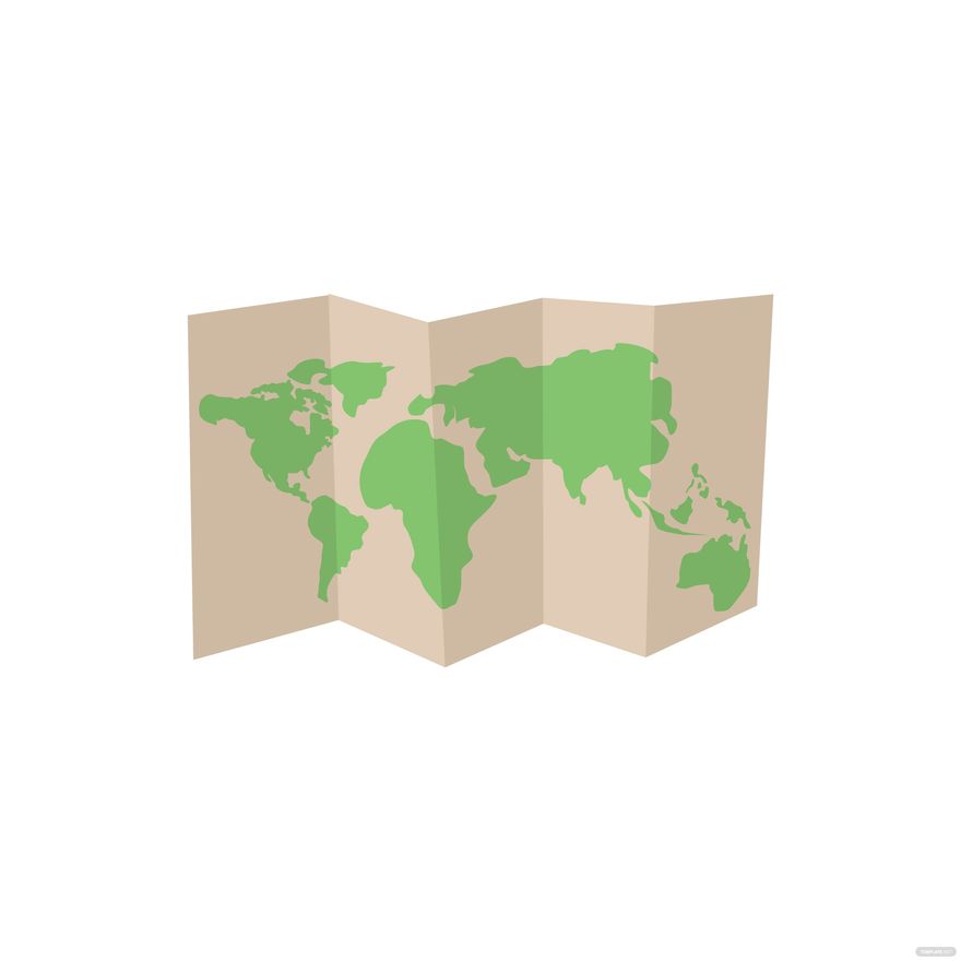 World Map Icon Vector