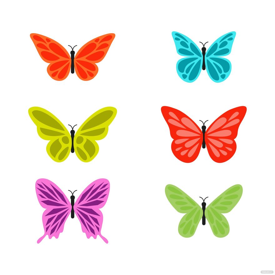 Simple Butterfly Vector