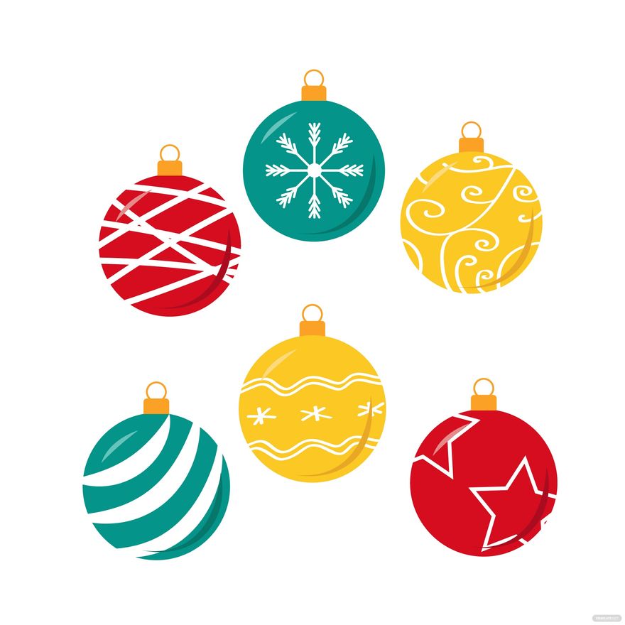 Christmas Bauble Vector in Illustrator, EPS, SVG, JPG, PNG