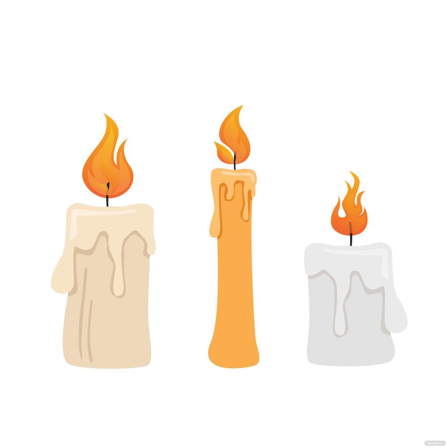 Candle Flame Vector