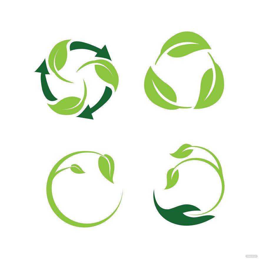 Recycle Leaf Vector