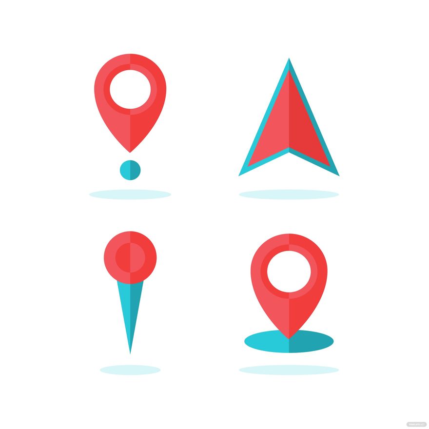 Location Sign Vector