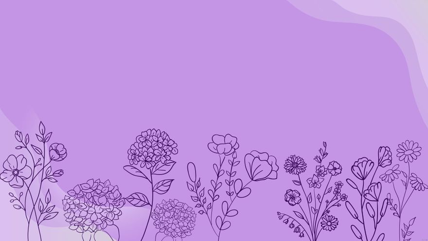 Violet Flower Background