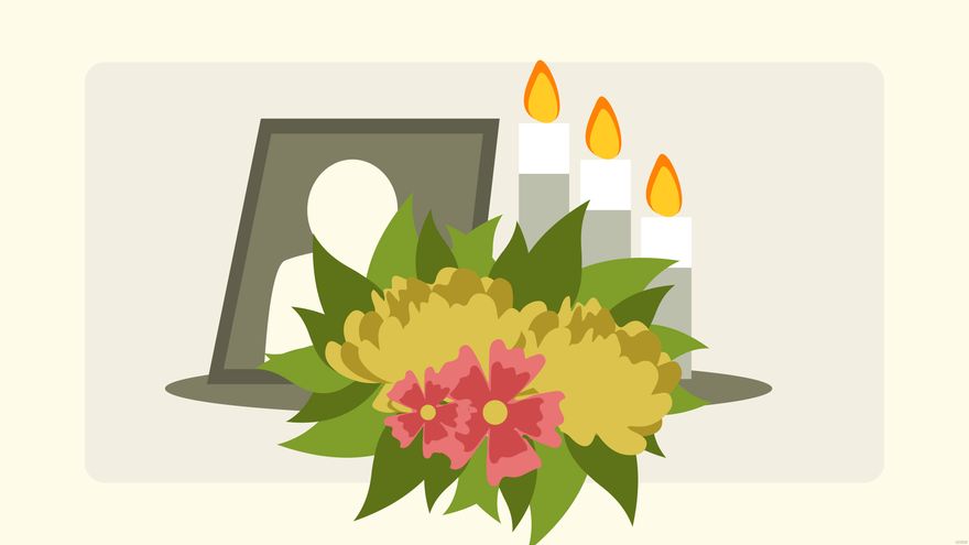 Flower Funeral Background