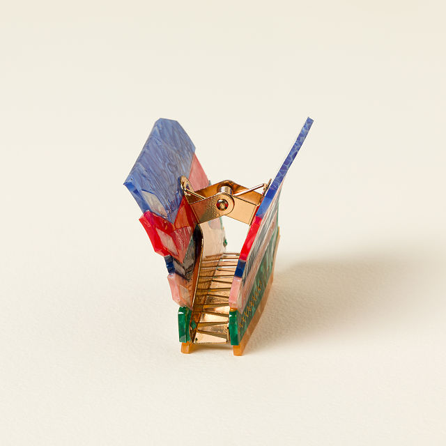 Book Lover&#8217;s Hand Painted Hair Clip