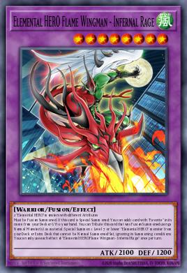 Card: Elemental HERO Flame Wingman - Infernal Rage