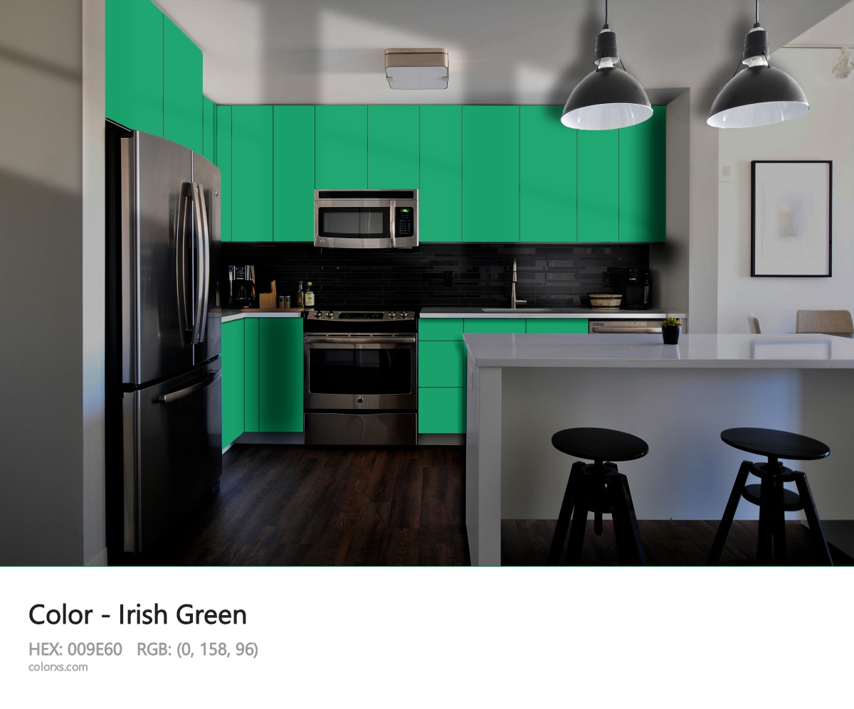 Irish Green Other modular kitchen design