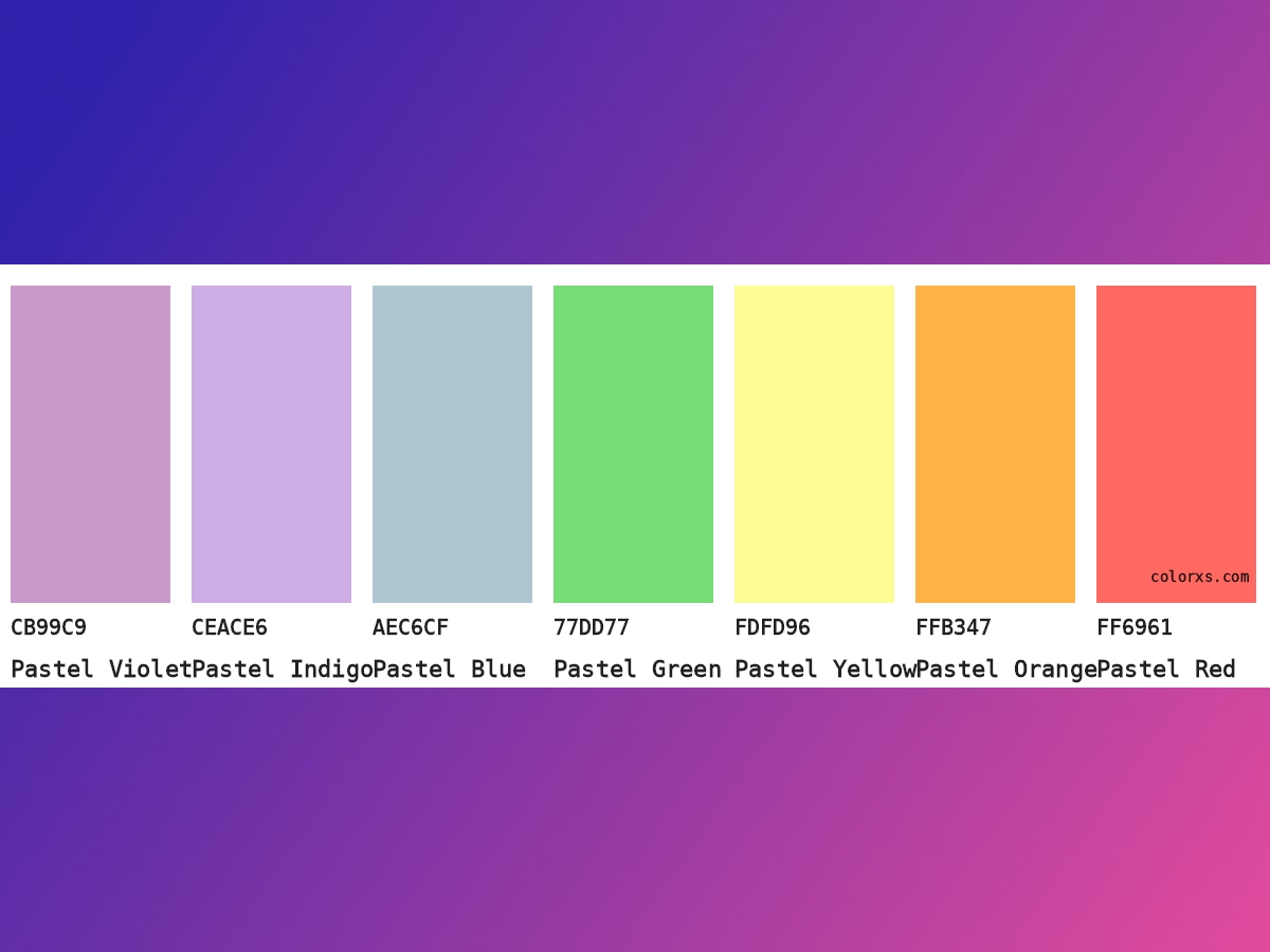 Pastel Yellow color palettes and color scheme combinations 