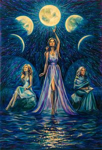 The Three Faces of the Moon Goddess