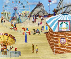 Amusement Park Wall Art