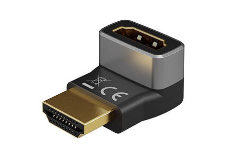 HDMI vinkel adapter lodret 90°