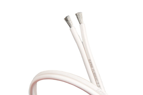 SUPRA Classic Speaker cable, white