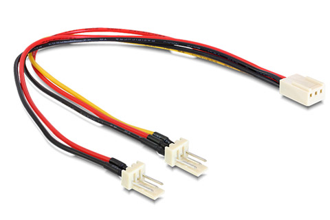 Molex 3 pin hun til 2x Molex 3 pin han