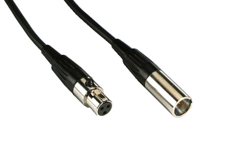 Mini XLR male - Mini XLR female