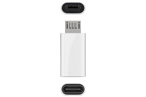 Micro-B han til USB-C hun