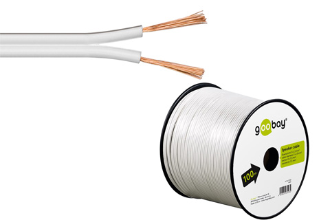 CCA Speaker cable white