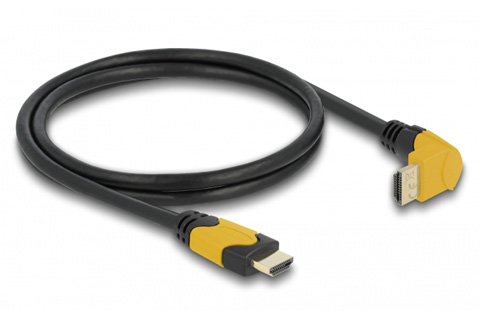 DeLock HDMI 2.1 kabel med 270 graders vinkel stik