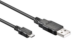 USB Micro-B charging cable icon