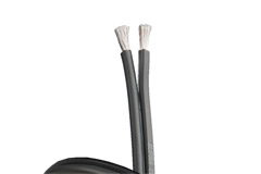 Black/gray loudspeaker cable icon