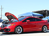 Red Honda Civic Si coupe