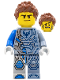 Minifig No: nex125  Name: Clay Moorington - Hair, Semi-Stone