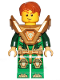 Minifig No: nex144  Name: Aaron Fox - Hair, Pearl Gold Armor